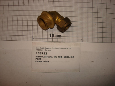 Compression fitting,elbow,screw-in,402-15x3/4",male thread