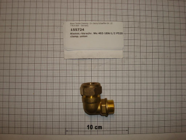 Compression fitting,elbow,screw-in,402-18x1/2",male thread