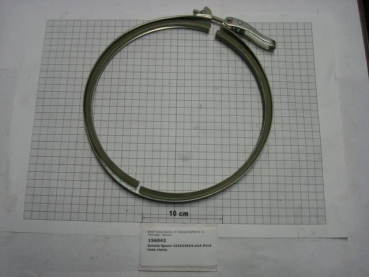 Clamping ring,232x235x4mm,galvanized,P520-P525