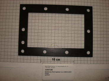Gasket,square,148x210x4mm,11-holes,heater-air duct,P520,P240,P300,P12-18