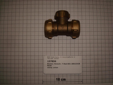Compression fitting,T,reduced,601-28x22x28