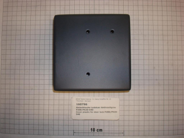 Cover for loading door lock,130x130x55mm,plastic,P200,P520-540