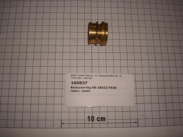 Reducing ring,68-28x22mm,brass