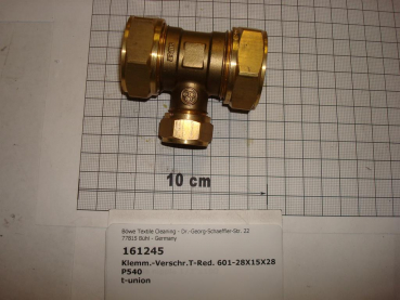 Compression fitting,T,reduced,601-28x15x28