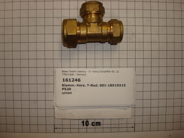 Compression fitting,T,reduced,601-18x15x15
