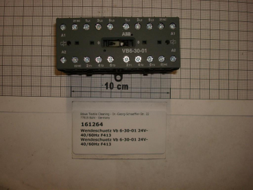 Reversing contactor,VB 6-30-01 24V-40/60Hz