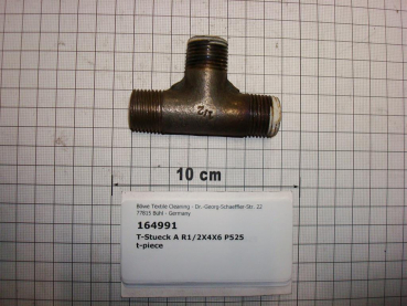 T-piece,with steam blades,1/2"x3+6mm,P525-532