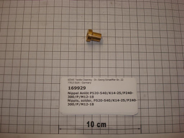Solder nipple,14,5-10mm,copper,P520-540,K14-25,P240-300,P/M12-18