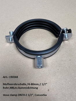 Hose clamp DN70-2 1/2", Consorba