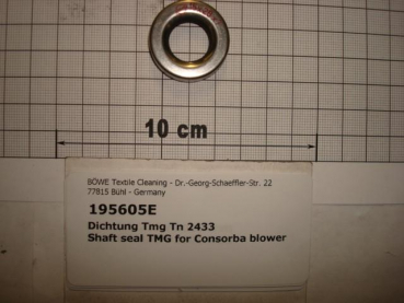 Shaft seal,15x28x7mm,TMG for Consorba fan