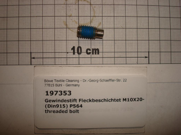 Threaded pin,DIN915,M10x20mm,galvanized