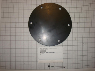 Gasket,round,160x4mm,6-holes,P564,P5100,P25