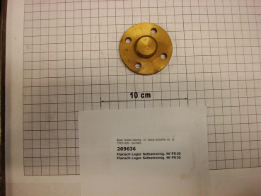 Bearing flange,self cleaning button trap,P5100