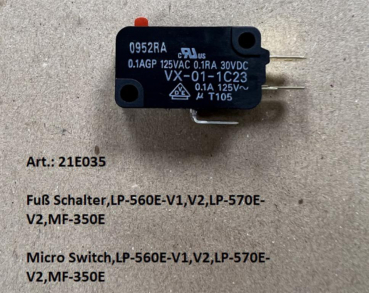 Micro Switch,LP-560E-V1,V2,LP-570E-V2,MF-350E