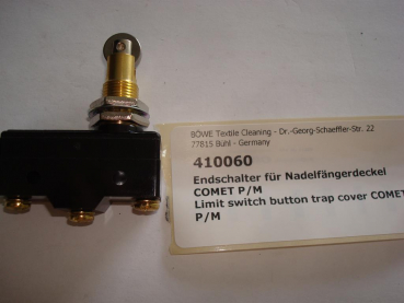 Limit switch for button trap cover & distillation door COMET P/M
