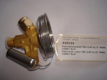 Expansion valve,TS2 3/8"x1/2",R404,COMET P/M