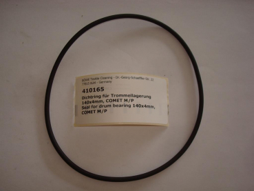 Gasket,round,140x148x4mm,viton,o-ring,for drum bearing,COMET P/M