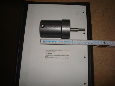 Drain valve for water separator,COMET P/M