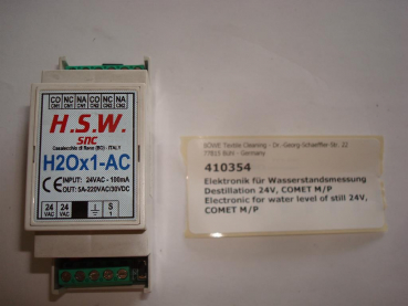Electronic for water level of still 24V, COMET P/M