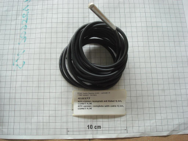 NTC-sensor,complete with cable 4,1m,COMET P/M