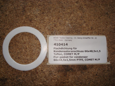 Gasket,round,48,5x66x1,5mm,PTFE,for condenser,COMET P/M