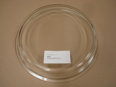 Glass plate,round,385x60x6mm,loading door,BÖWE 13-18-25TP+BWH/BWL-10-13TP2 washing machine