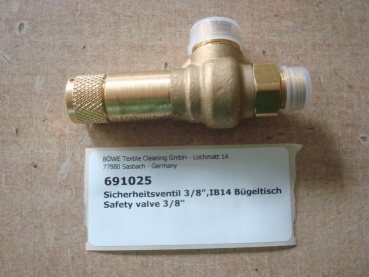 Safety valve,3/8"x1/2",5bar,IB14
