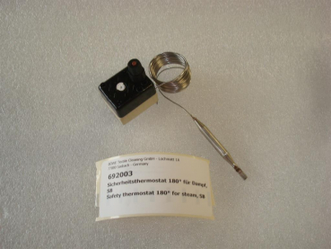 Safety thermostat,180°,for steam,BÖWE  SB-11-75TP dryer