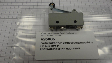 End switch for HP630 KW-P