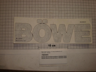 Label BÖWE,56x235mm,P564,P5100