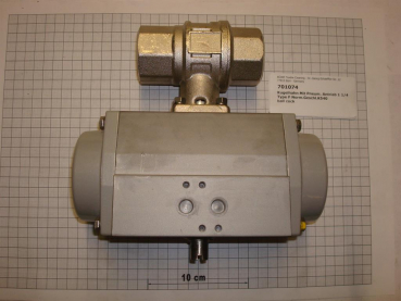 Ball valve with pneumativ drive,1 1/4",type F,NC,K540