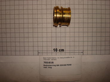 Reducing ring,68-35x28mm,brass,P540