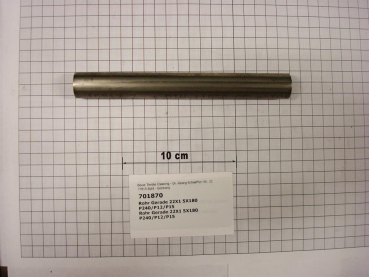 Pipe,straight,22x1,5x180mm,P240,P300,K14-25,P/M12-18