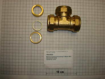 Compression fitting,T,reduced,601-35x35x28