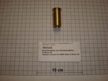 Venturi nozzle for RWP filter,Dia18x21,5x41mm,P/M12-18
