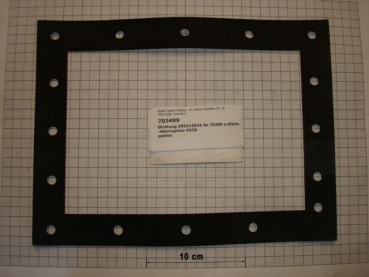 Gasket,square,220x295x4mm,16-holes,air duct-heater,K16I
