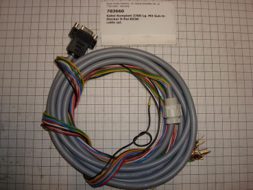 Cable,9-pin-Sub-D,female,3700mm,not 6th gen.