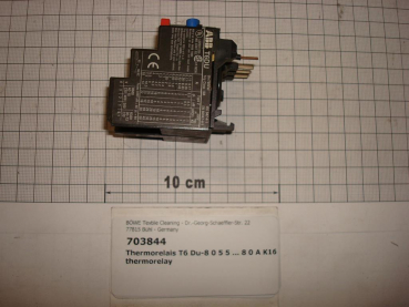 Thermal relay,T6 DU-8,0 5,5-8,0A