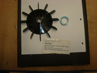 Fan wheel,plastic,Dia14,5x129mm,pump PAU2.71.S2.00,art.-no.27S202