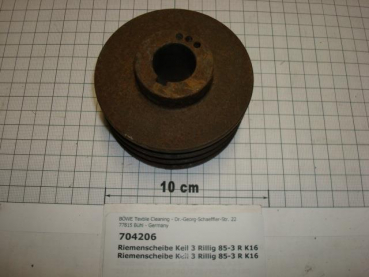V-belt pulley,3 grooves,dia22mmx85mm,K16