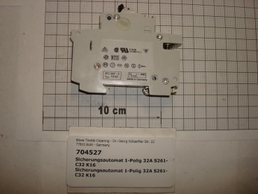 Circuit breaker 1 pole 32A, S261-C32, K16