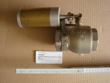 Ball valve with pneumatic drive,2",type SF,SI70