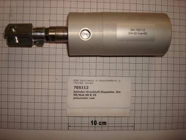 Compressed air cylinder,DN50/stroke=60mm,double-acting,K16II,K25,P25