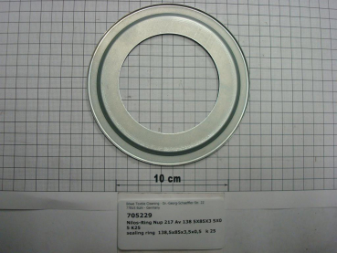 Sealing ring cage 138,5x85x3,5x0,5  
