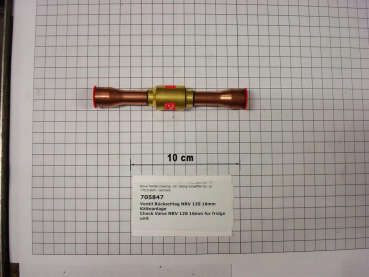 Check valve,NRV12S,with solder connection,16mm,cooling unit