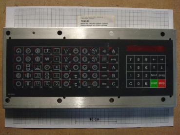 Plate with foil for LED55 CS3000