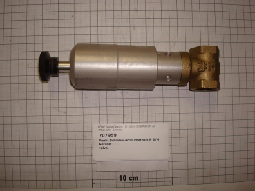 Gate valve pneumatic,3/4",straight