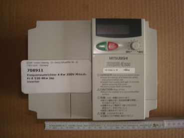 Frequency Inverter,3,7kW,230V-60Hz,K16,K18,USA,Mitsubishi