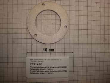 Flange gasket,round,50x85x6mm,for fan 706778Polysorba P25