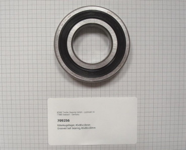 Grooved ball bearing,40x80x18mm